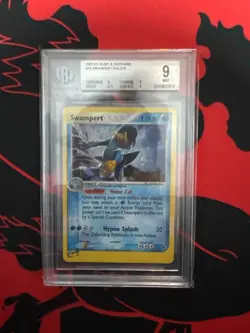 BGS 9 SWAMPERT-HOLO 2003 POKEMON EX RUBY & SAPPHIRE #13 PSA - Image 1