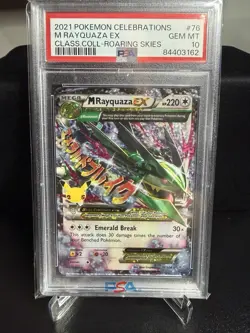 PSA 10 M Rayquaza EX - 76/108 - 2021 Pokemon Celebrations Classic Collection - Image 1