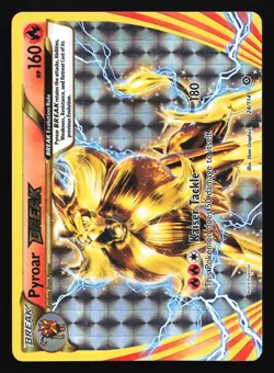 Pokemon Pyroar BREAK 24/114 Steam Siege Ultra Rare Holo LP - Image 1