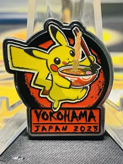 Pokemon Pikachu Enamel Pin Yokohama Japan 2023 World Championships - Image 1