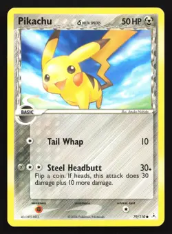 Pokemon Pikachu (Delta Species) 79/110 EX Holon Phantoms Regular Common MP - Image 1