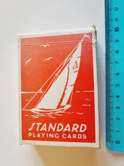 CARTE DA GIOCO VELA STANDARD POKER BRIDGE VINTAGE ORIGINAL PLAYING CARDS NEW - Image 1