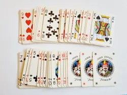 CARTE DA GIOCO VELA STANDARD POKER BRIDGE VINTAGE ORIGINAL PLAYING CARDS NEW - Image 3