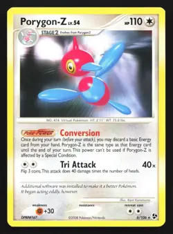 Pokemon Porygon-Z 6/106 Great Encounters Regular Rare LP - Image 1
