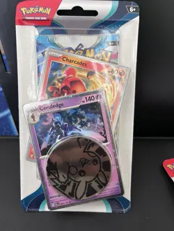 Pokemon Scarlet & Violet Paradox Rift Booster Pack Ceruledge Charcadet Promo Co… - Image 1