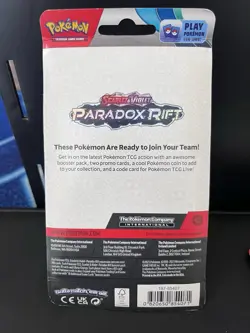 Pokemon Scarlet & Violet Paradox Rift Booster Pack Ceruledge Charcadet Promo Co… - Image 2