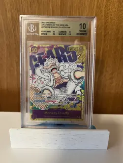One Piece Monkey D Luffy OP05-119 English BGS 10!! Gear 5 Alt Art New Era - Image 1