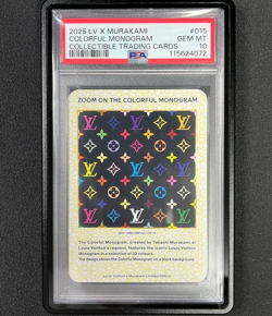 Louis Vuitton Takashi Murakami Trading Card PSA10 GEM MINT #015 Collectible - Image 1