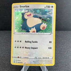 Snorlax SWSH032 Black Star Promo Cosmos Holo 2020 Pokemon TCG Card - Image 1