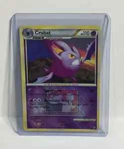 Crobat 14/95 Crosshatch Reverse Holo Pokemon League Promo Card - Image 1