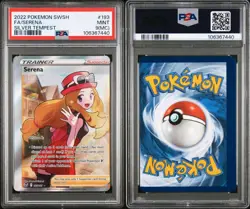 Serena (Full Art) 193/195 Silver Tempest ink dot ERROR card + major miscut 🔥🔥 - Image 3