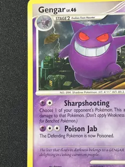 Gengar 17/99 Arceus Pokemon Card Regular Rare Excellent Lightly Played LP - Image 3