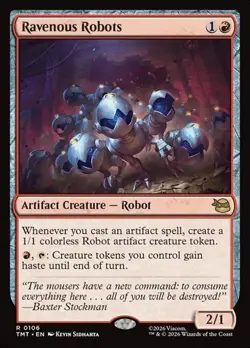 1x Ravenous Robots NM Eng MTG - MTG TMNT - Image 1