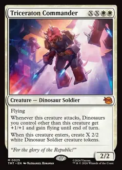 1x Triceraton Commander NM Eng MTG - MTG TMNT - Image 1