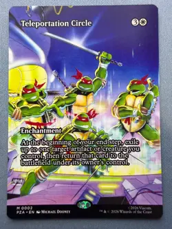 Teleportation Circle (Borderless) - NM - Teenage Mutant Ninja Turtles MTG PZA #2 - Image 1