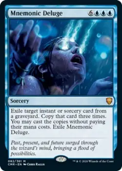 x 1 Mnemonic Deluge Commander Legends - MTG - NM - Image 1