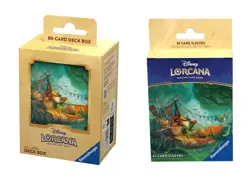 Disney Lorcana TCG: Card Sleeves & Deck Box Combo - Robin Hood - Image 1