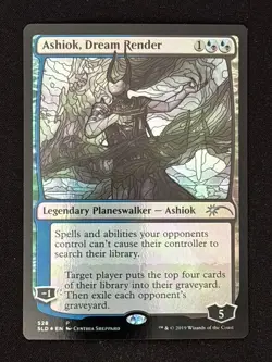 1x MTG Ashiok, Dream Render (Stained Glass, Foil) - (SLD) #528 - Magic - Image 1