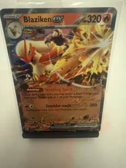 Pokemon Hop's Snorlax Blaziken EX Amoonguss EX Holo Card Lot Fire Grass Types - Image 3