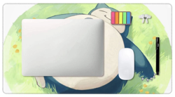 Snorlax - Board Card Game Pokemon Playmat Game Mousepad Play Mat of TCG 225775 - Image 3