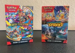 Pokemon Mega Evolution & Surging Sparks Booster Bundle |Lot Of 2| Factory Sealed - Image 1