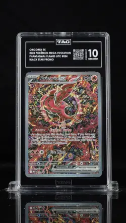 2025 Pokemon Mega Evolution Oricorio EX Phantasmal Flames UPC Promo #024 TAG 10 - Image 1