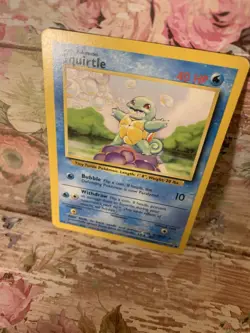 Squirtle - 63/102 - Base Set - Pokemon Card - LP TCG Base Set Vntg. Water - Image 2
