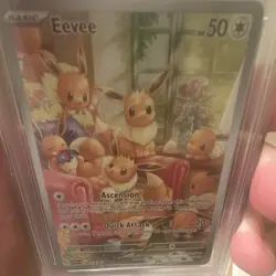 Pokemon Eevee Illustration Rare PSA 10 Holo 188/167 Twilight Masquerade 2024 - Image 4