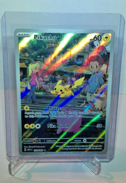 Pokemon Pikachu Illustration Rare Holo 173/165 Scarlet & Violet 151 English NM - Image 1