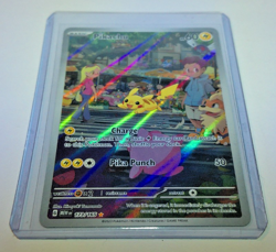 Pokemon Pikachu Illustration Rare Holo 173/165 Scarlet & Violet 151 English NM - Image 2