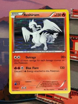 Reshiram - BW004 BW004 Holo Promo Black And White Promo Pokemon Holo MP - Image 1