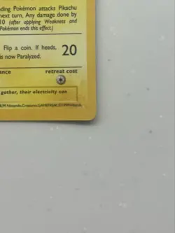 Old Back Hyper Coro Coro Appendix Pikachu Pudding Promo Rare Pokemon Card Game - Image 5