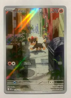 Pokemon TCG: Litleo 139/132 Me01: Mega Evolution Holo - Image 1