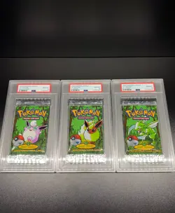 Pokemon 1999 Jungle 1st Edition Booster Pack Graded Set GEM MT PSA 10 - Image 1