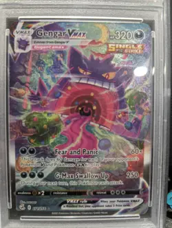 PSA 8 Gengar VMAX 271/264 Fusion Strike Alternate Art Secret Rare POKEMON - Image 2