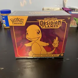 Pokemon Scarlet & Violet Obsidian Flames Elite Trainer Box (ETB) English w/Dents - Image 1