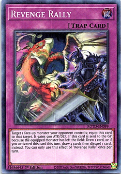 Revenge Rally ROTD-EN099 Yu-Gi-Oh! Card Near Mint 1st Edition - Image 1