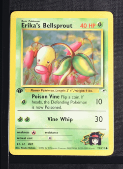 PSA 9 MINT 2000 Pokemon Gym Heroes #75 Erika's Bellsprout 1st Edition !!! - Image 3