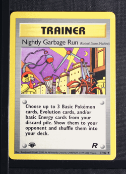 PSA 9 MINT 2000 Pokemon Team Rocket #77 Nightly Garbage Run 1st Edition !!! - Image 3