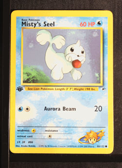 PSA 9 MINT 2000 Pokemon Gym Heroes #88 Misty's Seel 1st Edition !!! - Image 3