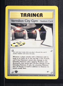 PSA 9 MINT 2000 Pokemon Gym Heroes #120 Vermilion City Gym 1st Edition !!! - Image 3