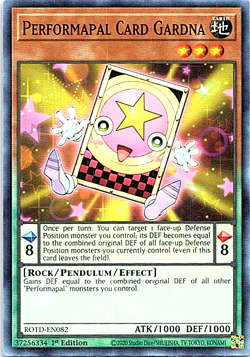 Performapal Card Gardna ROTD-EN082 Yu-Gi-Oh! Card Near Mint 1st Edition - Image 1