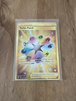 Turbo Patch 200/189 - Darkness Ablaze - Pokemon - Gold Secret Rare - NM - Image 1