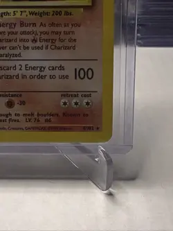 Pokemon TCG Charizard 004/102 Base Set Holo Rare NM-MINT - Image 5