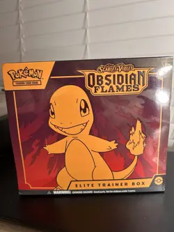 Obsidian Flames Elite Trainer Box ETB Scarlet & Violet Pokemon Card New & Sealed - Image 1
