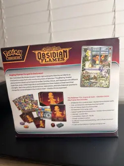 Obsidian Flames Elite Trainer Box ETB Scarlet & Violet Pokemon Card New & Sealed - Image 3