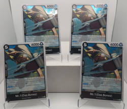 Mr.1 (Daz.Bonez) Playset - OP14-90 x4 - The Azure Sea's Seven - One Piece TCG - Image 1