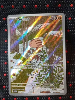Swinub 165/159 Holo Illustration Rare IR Journey Together Pokemon Card MINT - Image 1