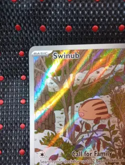 Swinub 165/159 Holo Illustration Rare IR Journey Together Pokemon Card MINT - Image 2