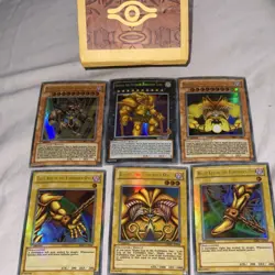 Konami Yu-Gi-Oh! TCG LDK2 Exodia 6 Card Lot with Millennium Puzzle Box - Image 2